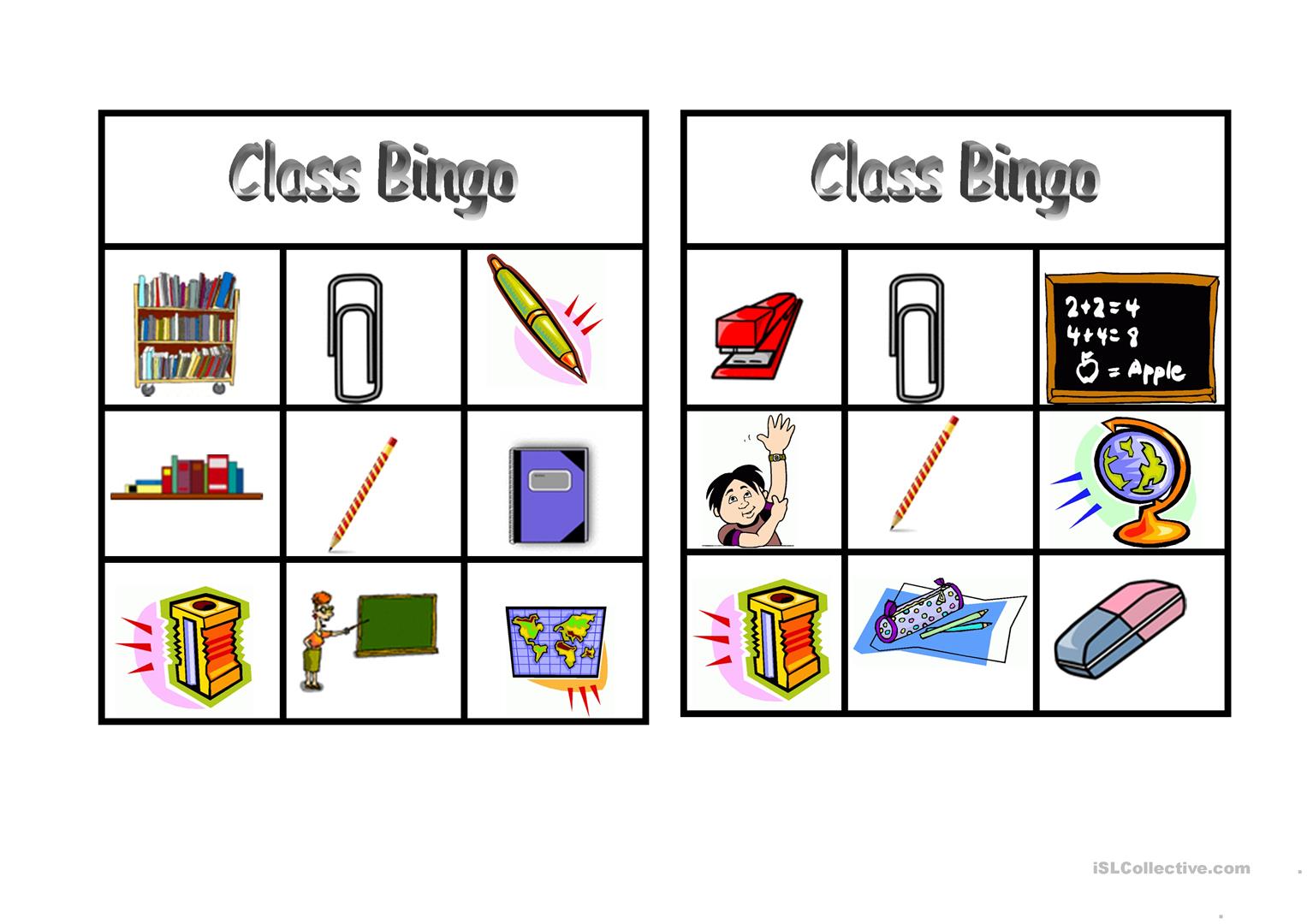Online Bingo Games For Classroom
